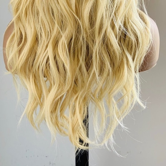 “Put On & Go Ombre Blonde Premium Fiber Wig with Loose Curls - Picture 9 of 9